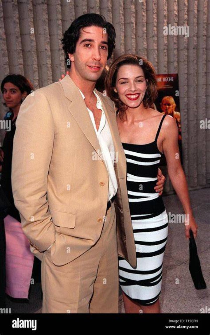 David Schwimmer and Mili Avital together