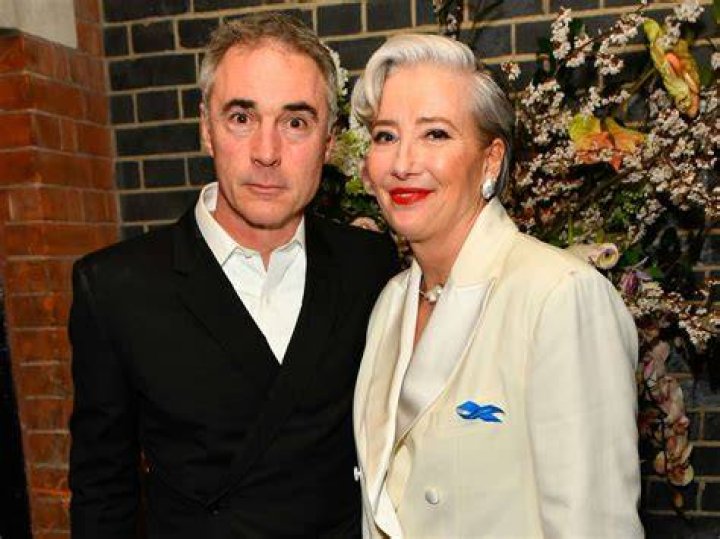 Greg Wise and Dame Emma Thompson, during an Investitures Ceremony at Buckingham Palace in London