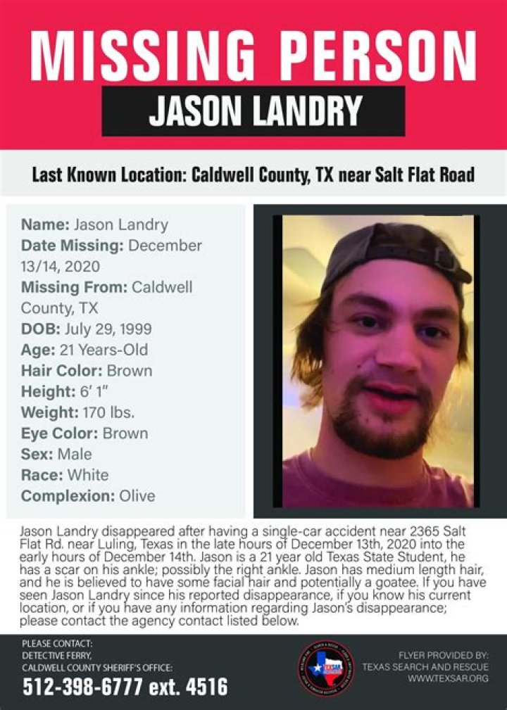 Jason Landry missing