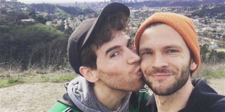 Jordan Gavaris and Devon Graye together.
