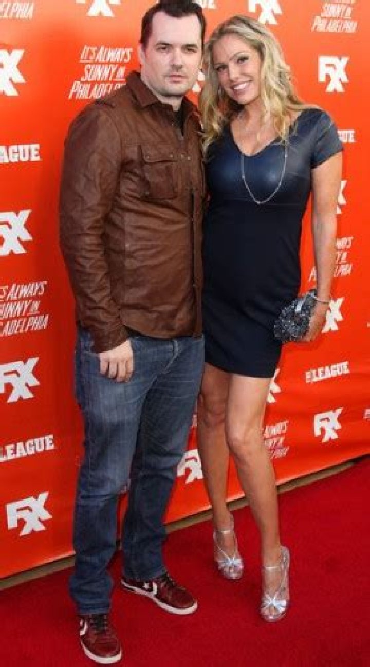 Kate Lyuben with her partner Jim Jefferies
