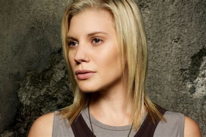 Katee as Kara "Starbuck" Thrace in the hit series "Battlestar Galactica." Katee as Kara "Starbuck" Thrace in the hit series "Battlestar Galactica."