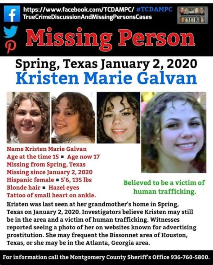 Kristen Galvan Missing