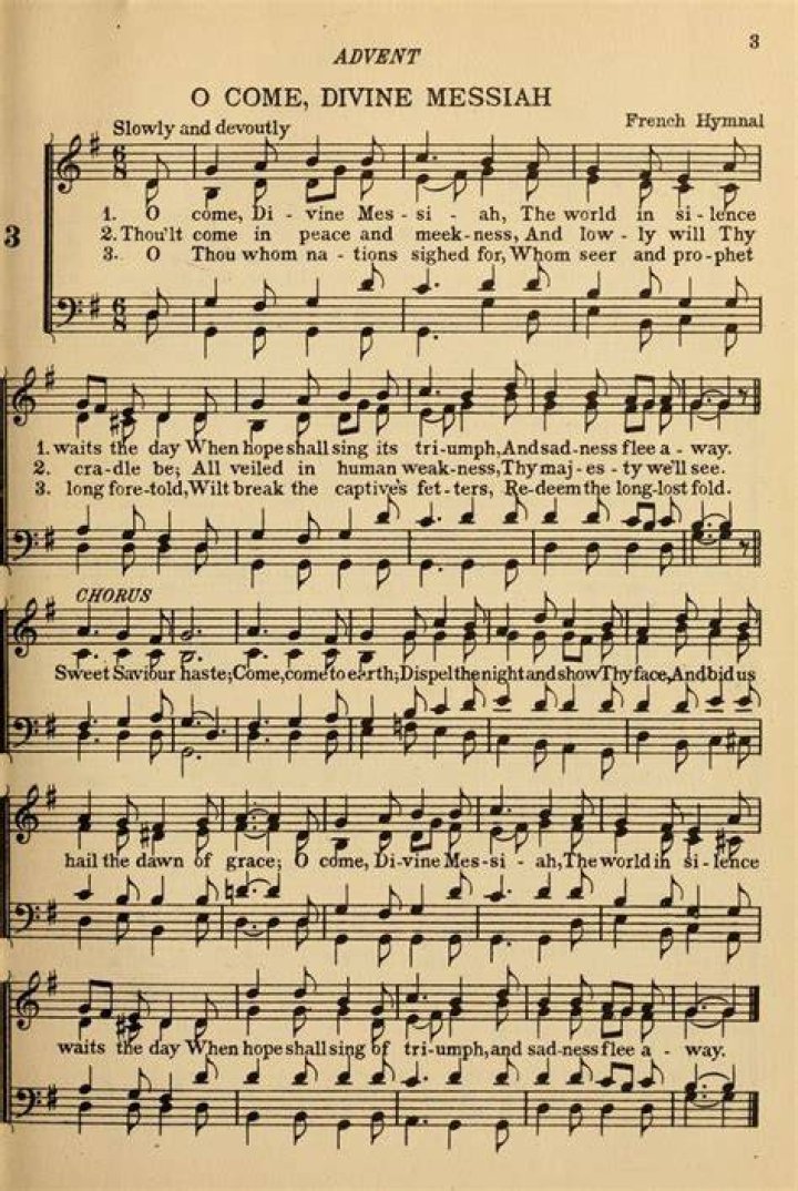 O Come, Divine Messiah! O Come, Divine Messiah!